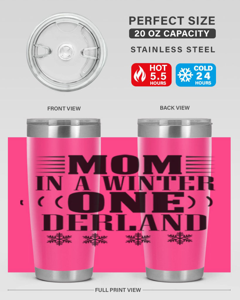 MOM IN A WINTER ONE DERLAND 322#- winter- Tumbler