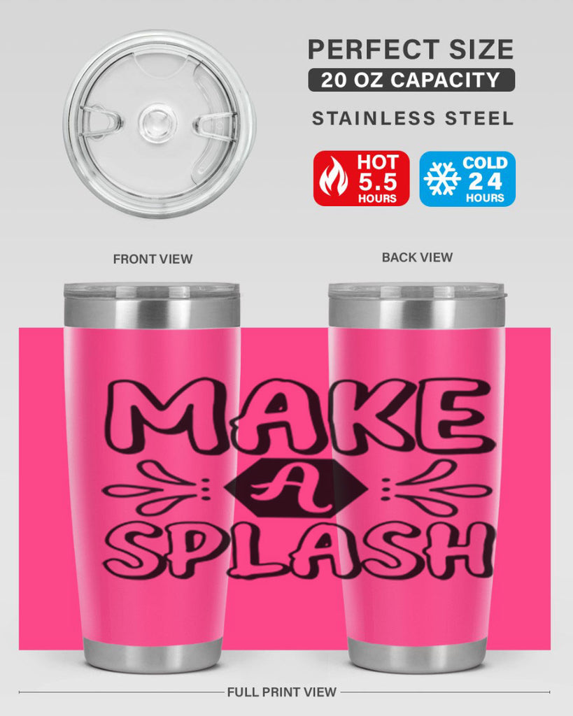 Make a splash 310#- mermaid- Tumbler
