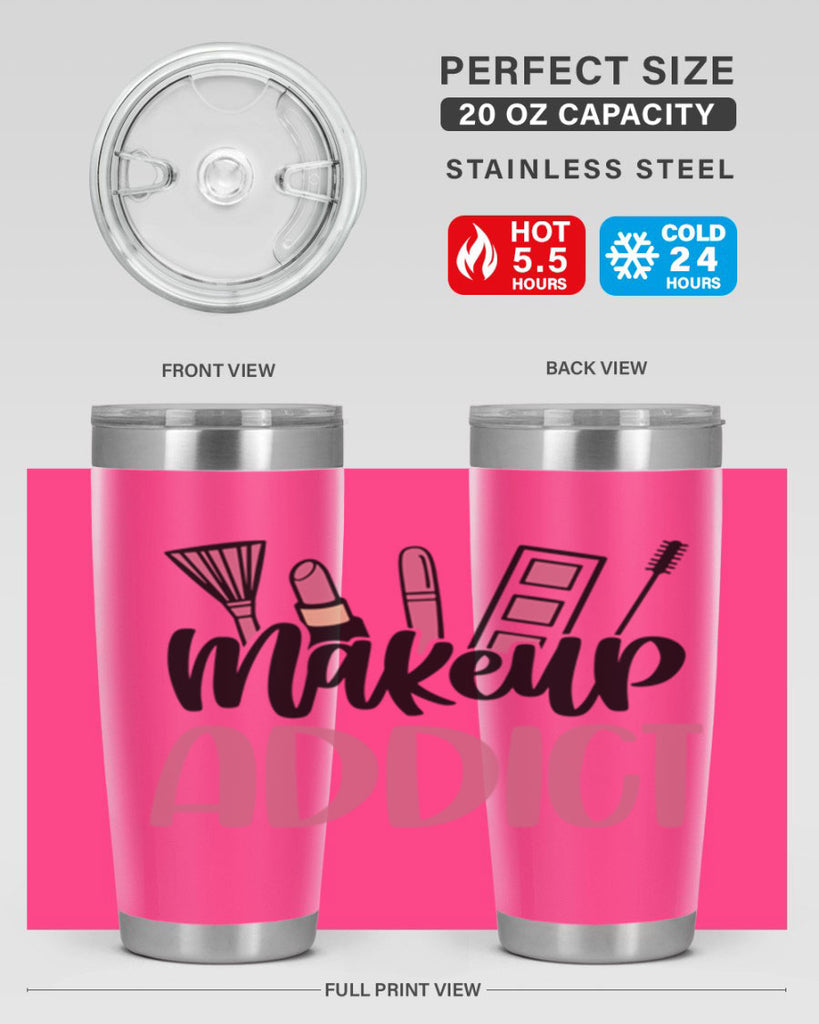 Makeup Addict Style 55#- make up- Tumbler