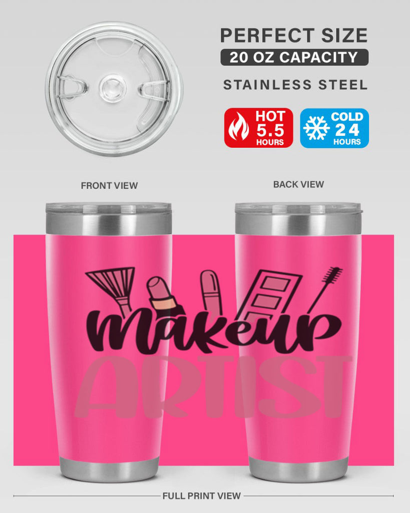 Makeup Artist Style 52#- make up- Tumbler