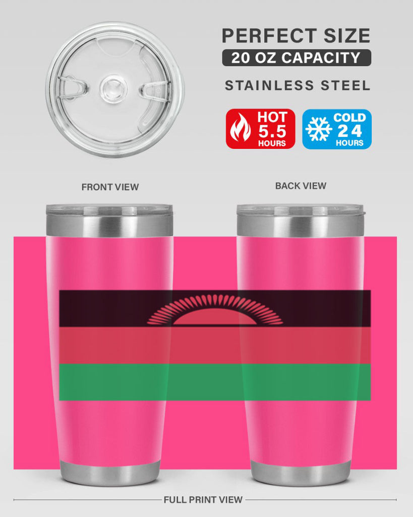 Malawi 95#- world flags- Tumbler