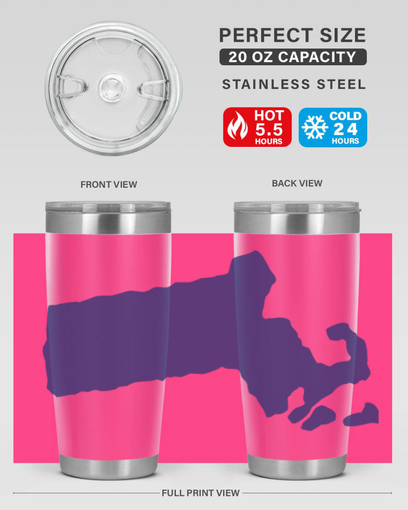 Massachusetts 30#- stateflags- Tumbler