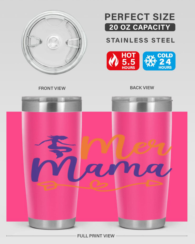 Mer Mama 331#- mermaid- Tumbler