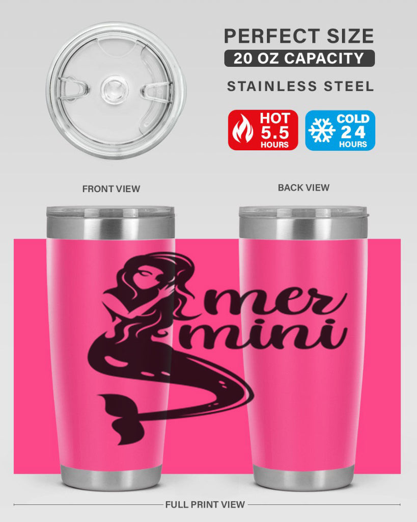 Mer mini 352#- mermaid- Tumbler