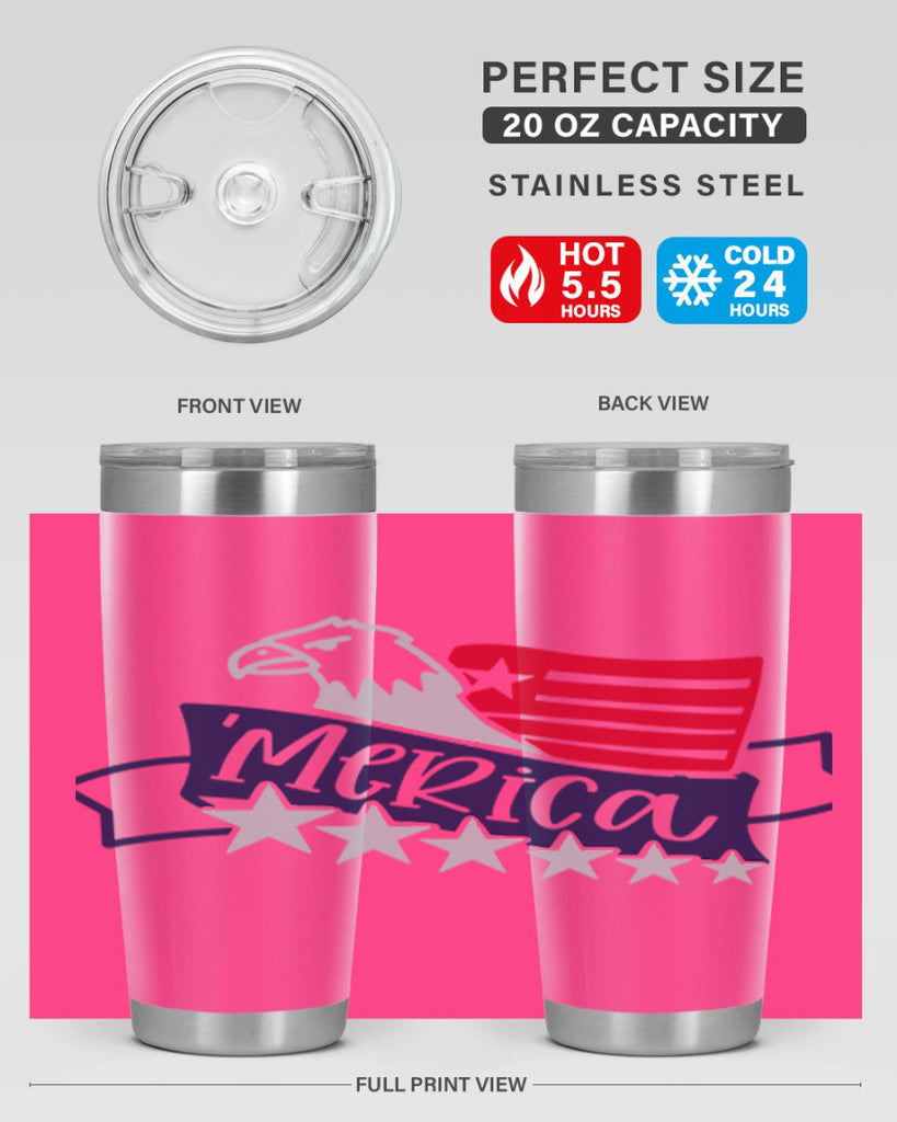 Merica Style 136#- Fourt Of July- Tumbler