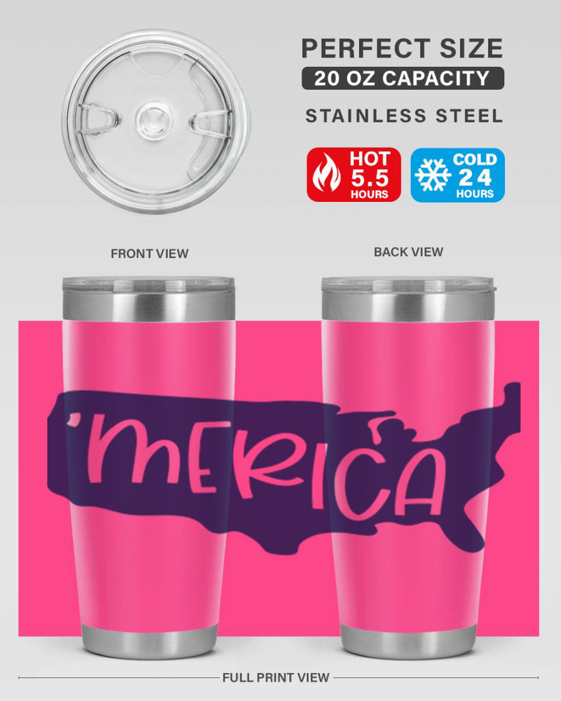 Merica Style 137#- Fourt Of July- Tumbler