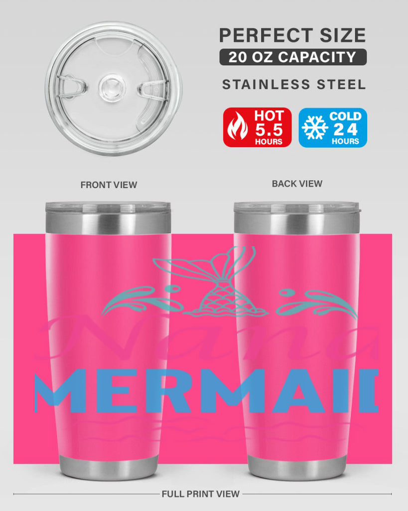 Nana Mermaid Design 518#- mermaid- Tumbler
