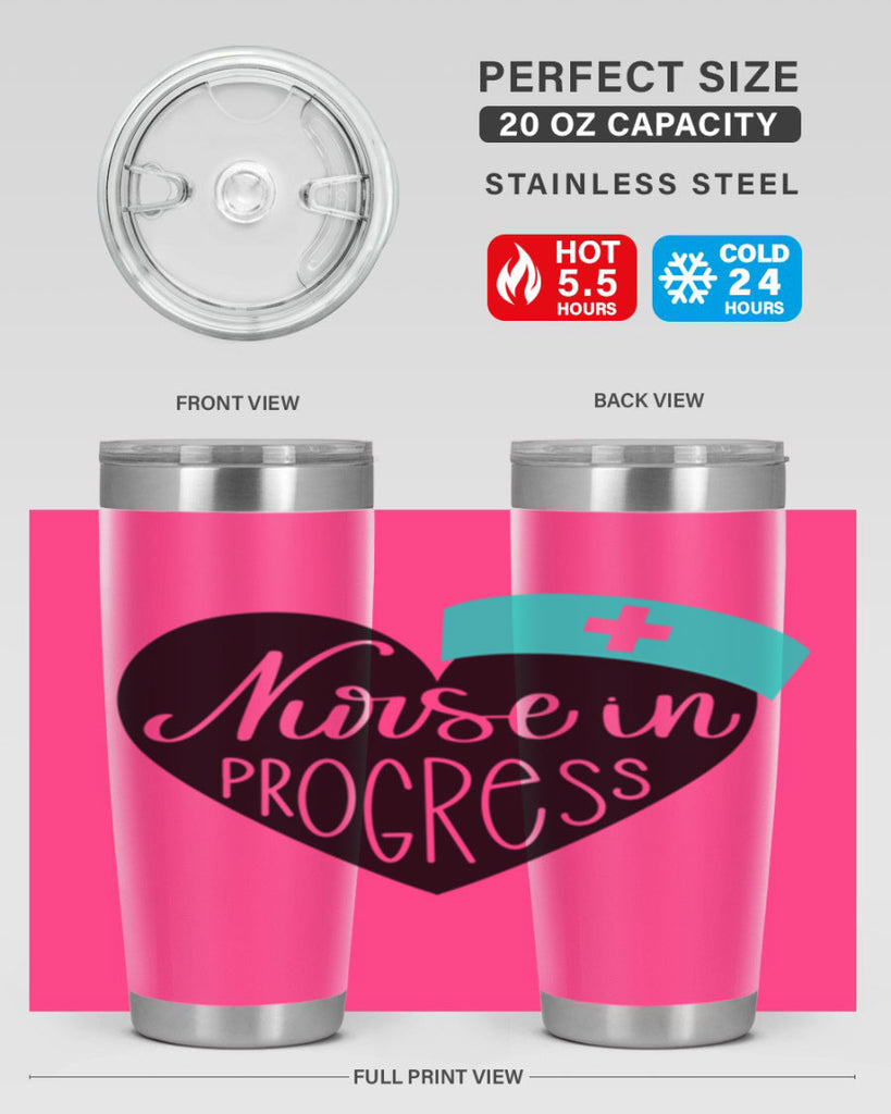 Nurse In Progress Style Style 112#- nurse- tumbler