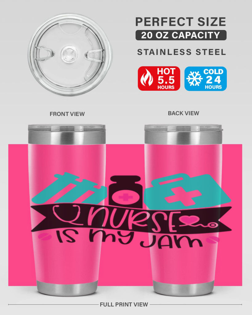 Nurse Is My Jam Style Style 110#- nurse- tumbler
