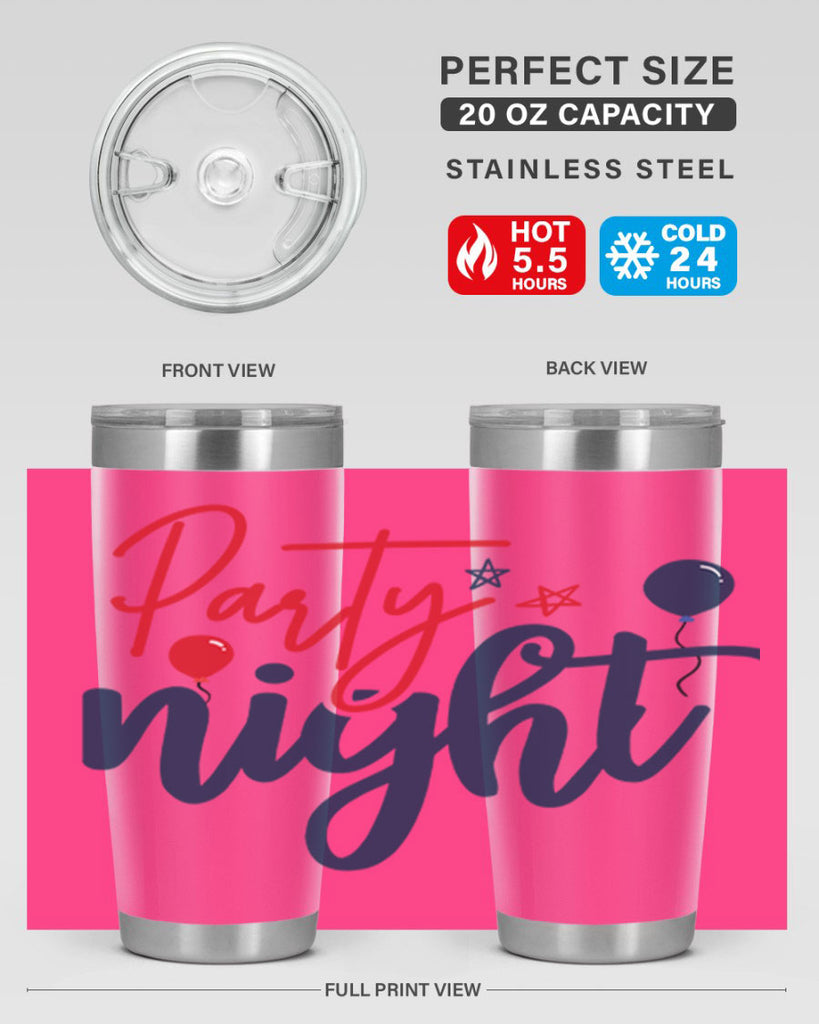 Party Night Style 84#- Fourt Of July- Tumbler