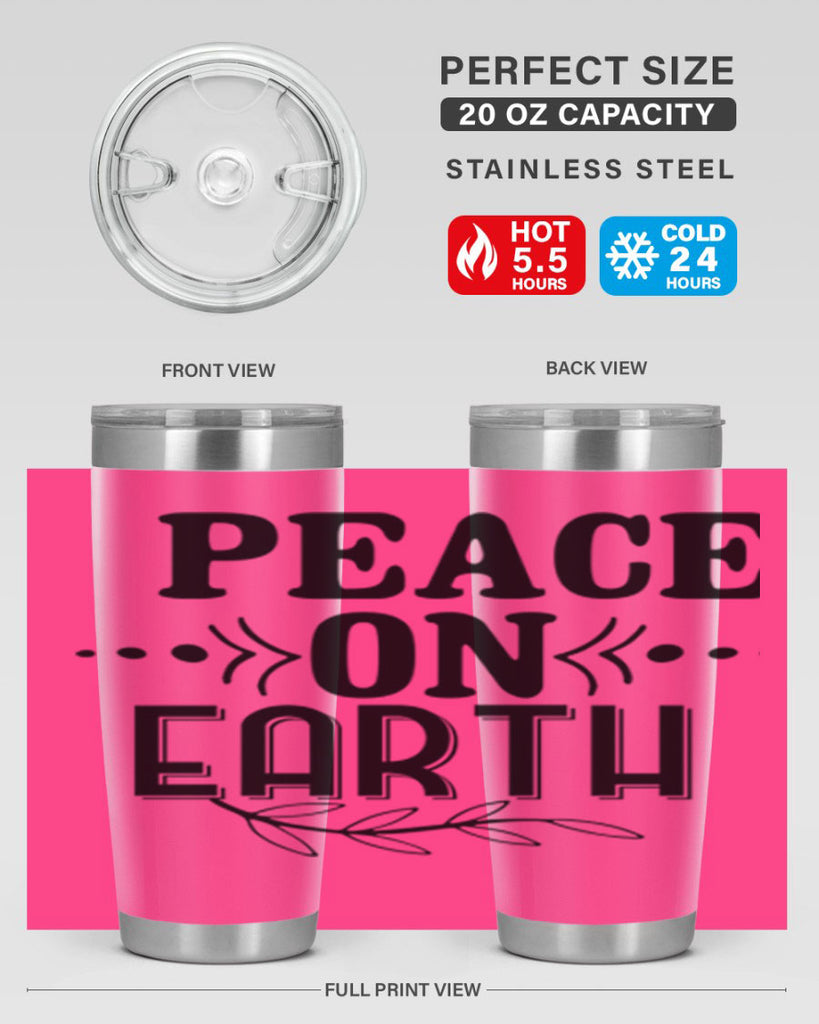 Peace on Earth 334#- winter- Tumbler
