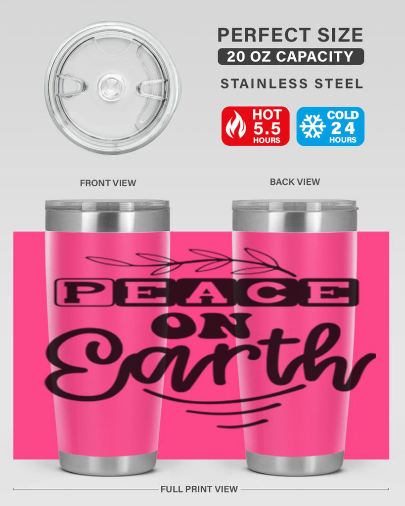 Peace on Earth 335#- winter- Tumbler