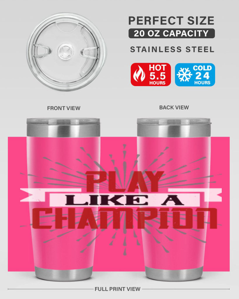 Play like a Champion 1942#- badminton- Tumbler