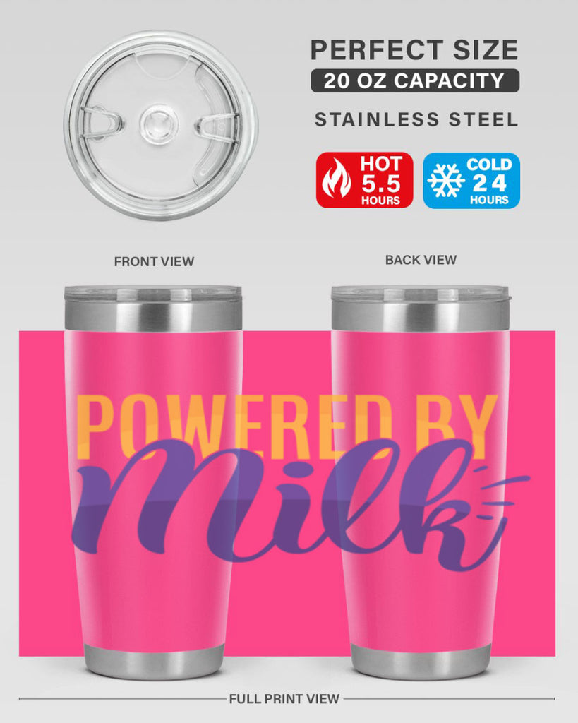 Powered By Milk Style 204#- baby- tumbler