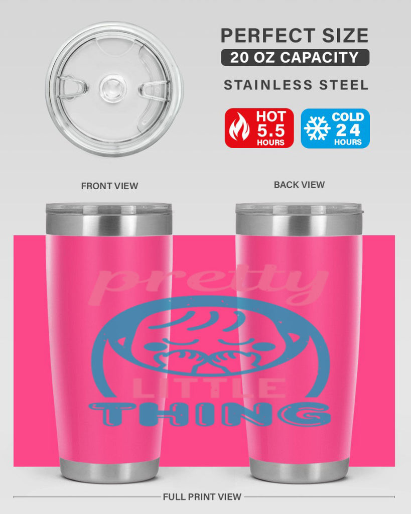 Pretty little Thing Style 19#- baby shower- tumbler
