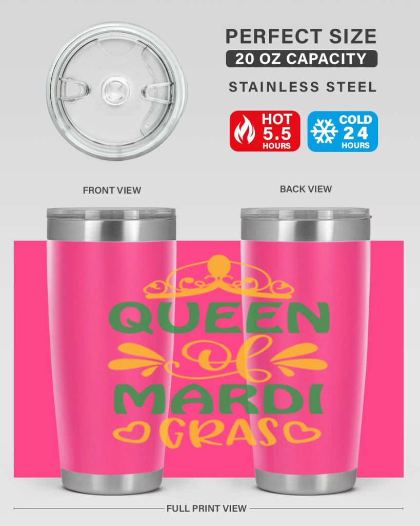 Queen Of Mardi Gras 134#- fashion- Cotton Tank