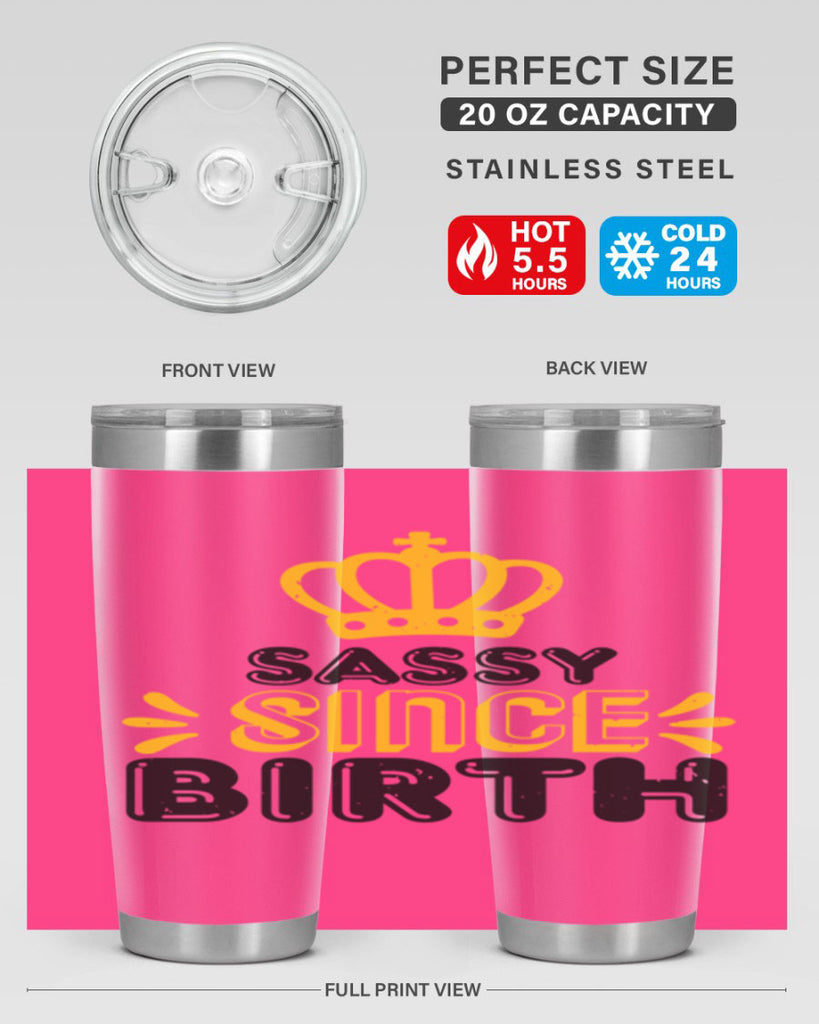 Saddy since birth Style 16#- baby shower- tumbler
