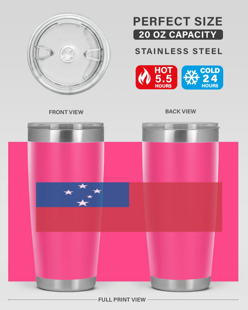 Samoa 49#- world flags- Tumbler
