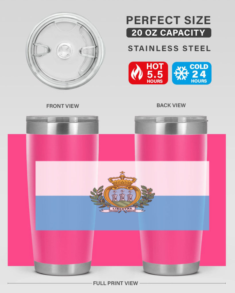 San Marino 48#- world flags- Tumbler