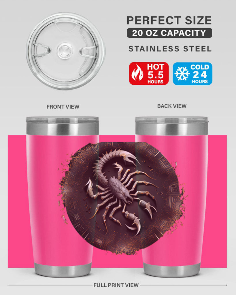 Scorpius 467#- zodiac- Tumbler