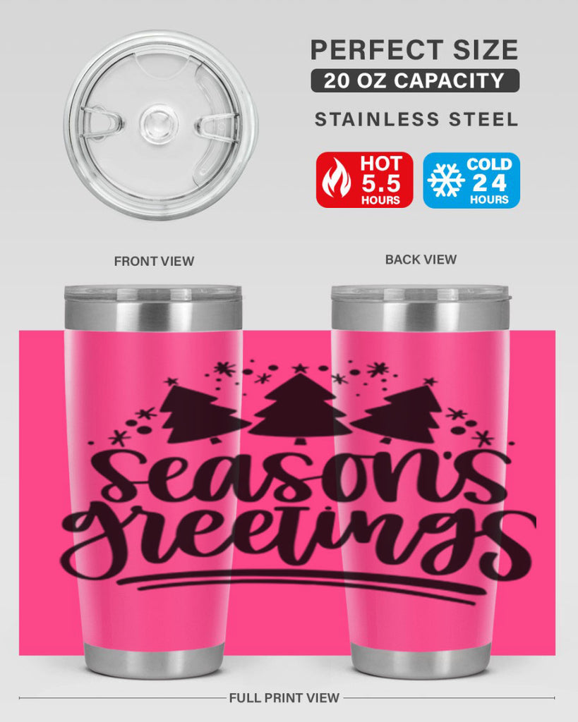 Seasons Greetings345#- winter- Tumbler