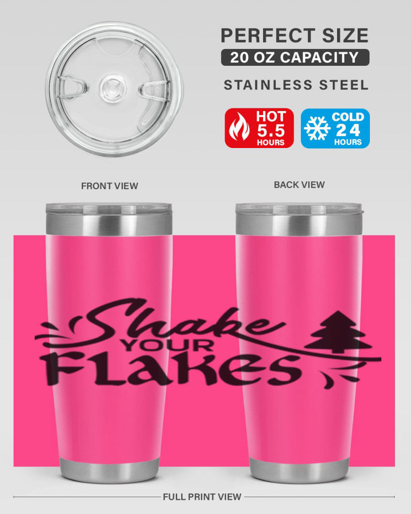 Shake Your Flakes 354#- winter- Tumbler