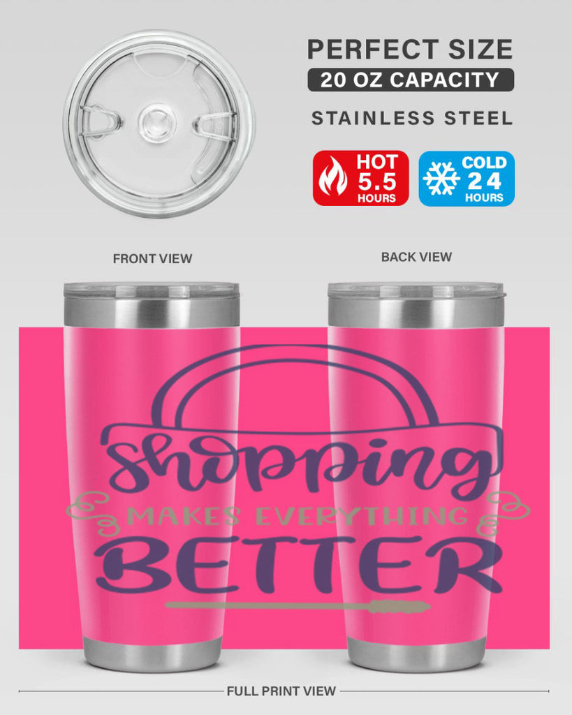 Shopping Makes Everything Better 144#- fashion- Cotton Tank