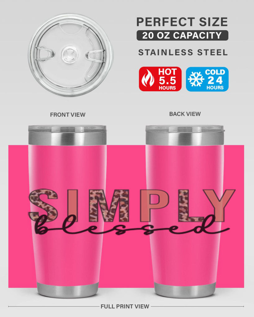 Simply blessed 575#- fall- Tumbler