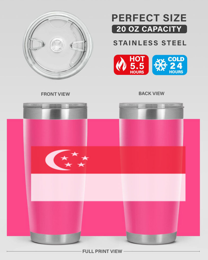 Singapore 41#- world flags- Tumbler
