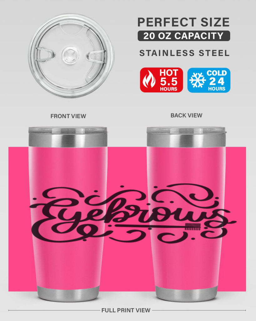 SingleEyebrows Style 28#- make up- Tumbler