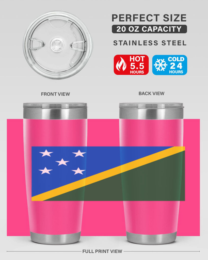 Solomon Islands 38#- world flags- Tumbler