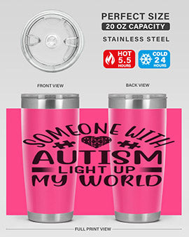Some one with Style 50#- autism- Tumbler
