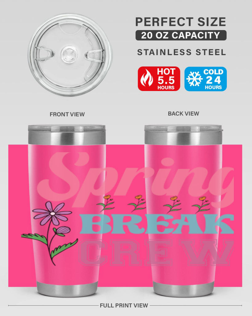 Spring Break Crew  484#- spring- Tumbler