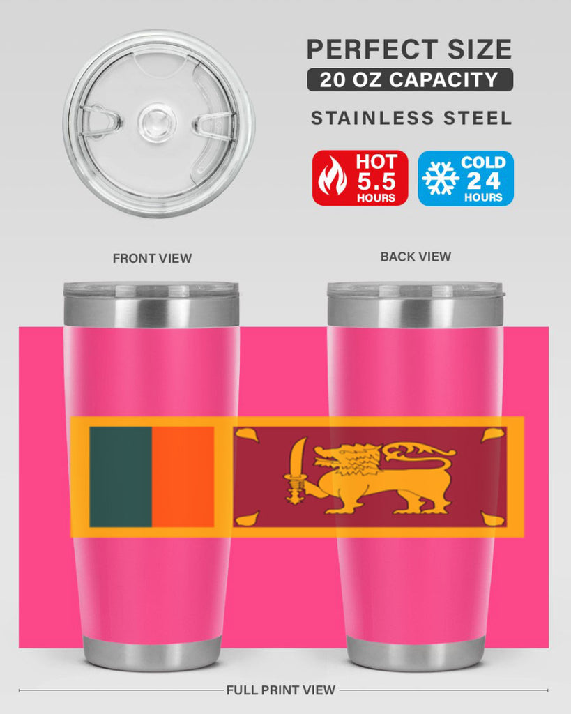 Sri Lanka 32#- world flags- Tumbler