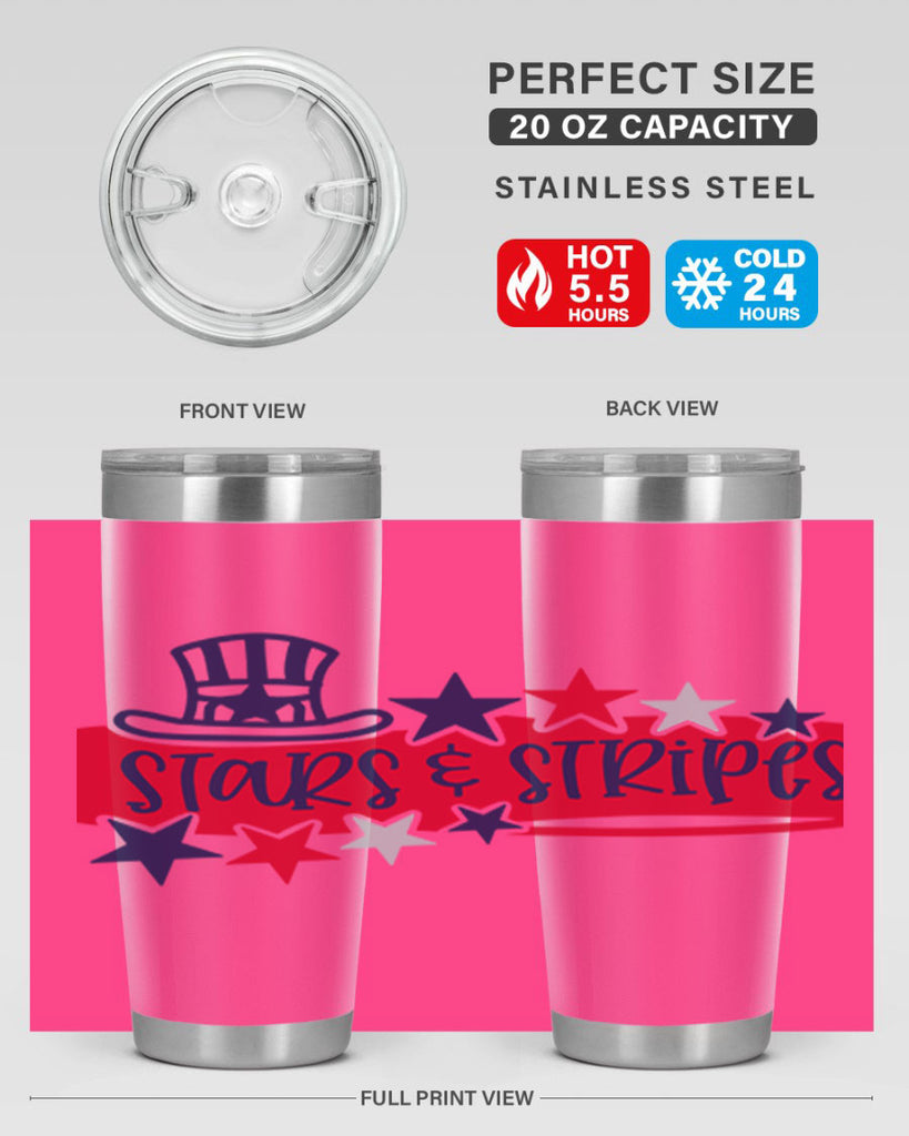 Stars Stripes Style 175#- Fourt Of July- Tumbler