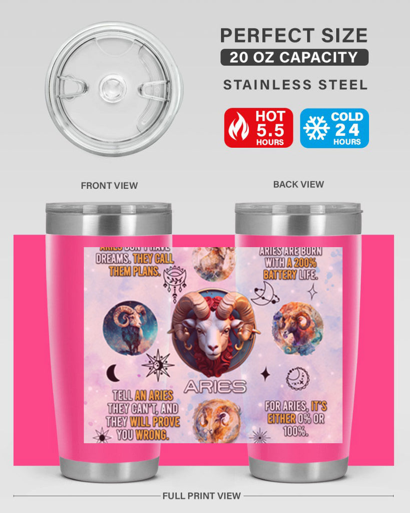StraightAries 469#- zodiac- Tumbler