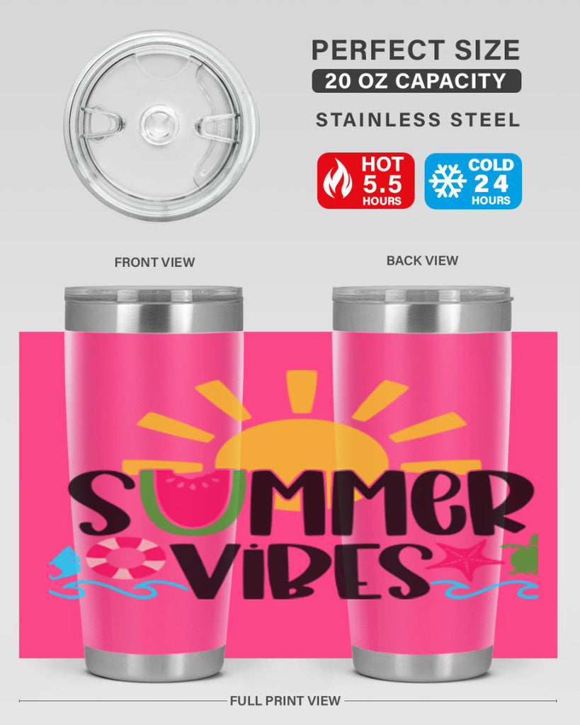 Summer Vibes Style 19#- summer- Tumbler