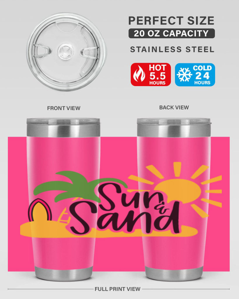 Sun Sand Style 17#- summer- Tumbler