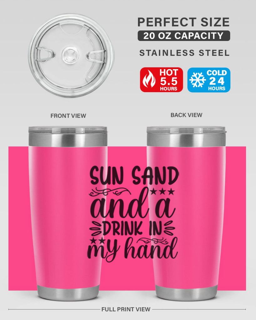 Sunsandandadrink 482#- zodiac- Tumbler