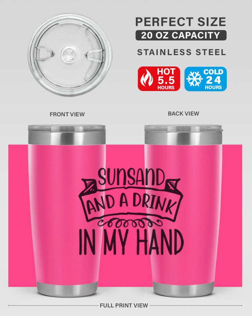 Sunsandandadrinkin 483#- zodiac- Tumbler