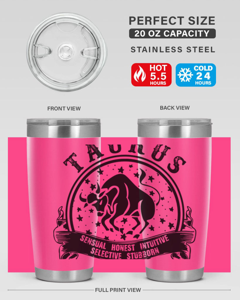 Taurus 5#- zodiac- Tumbler