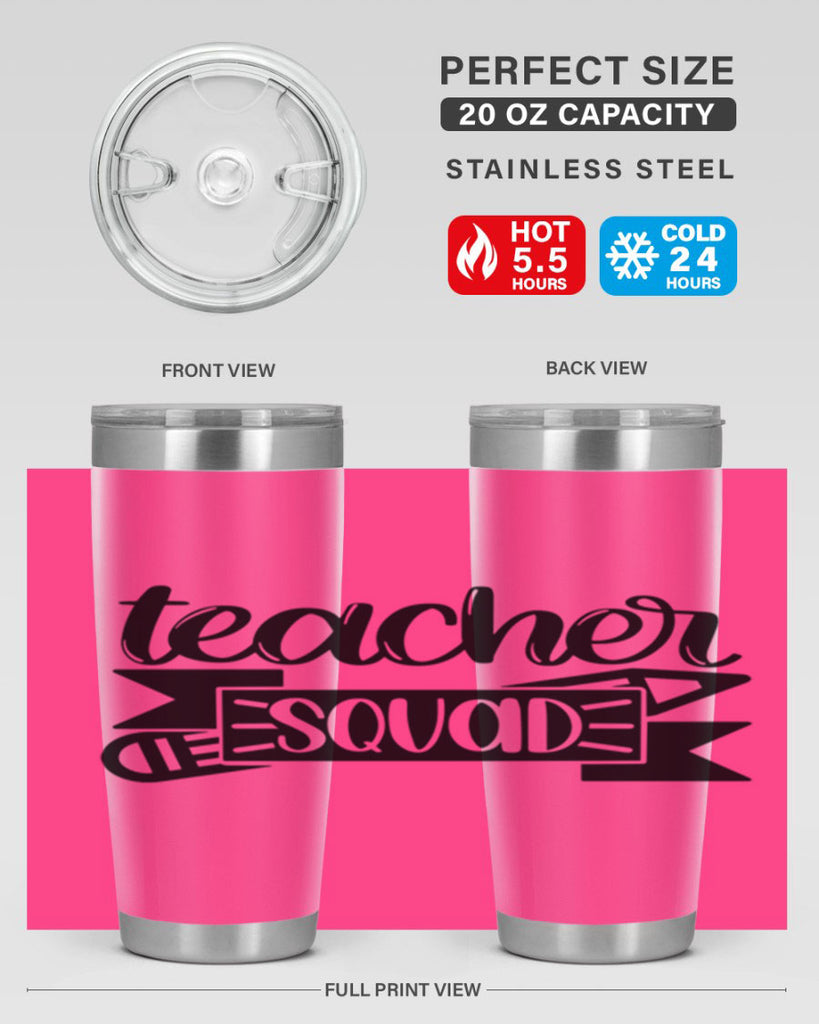 Teacher Squad Style 48#- teacher- tumbler