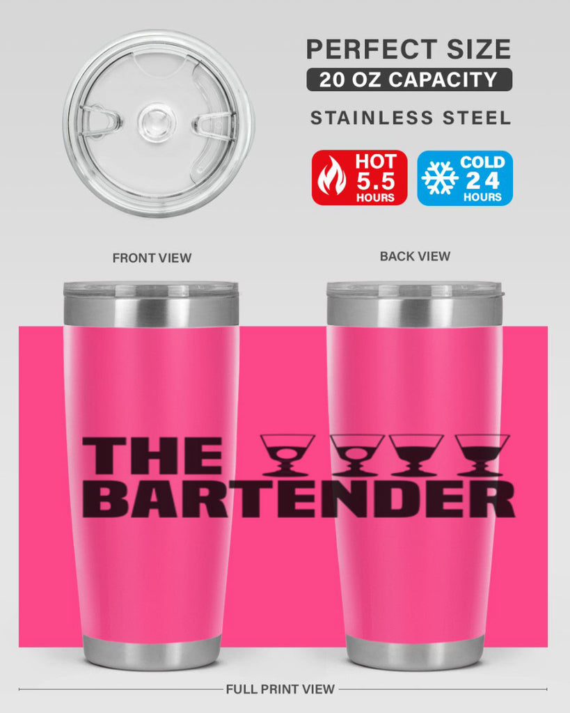 The bartender Style 12#- bartender- tumbler