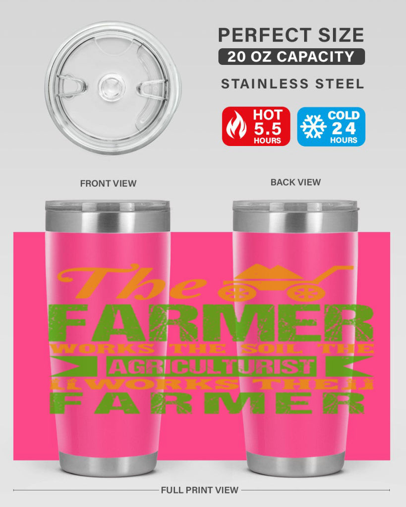The farmers work the soil 33#- farming and gardening- Tumbler
