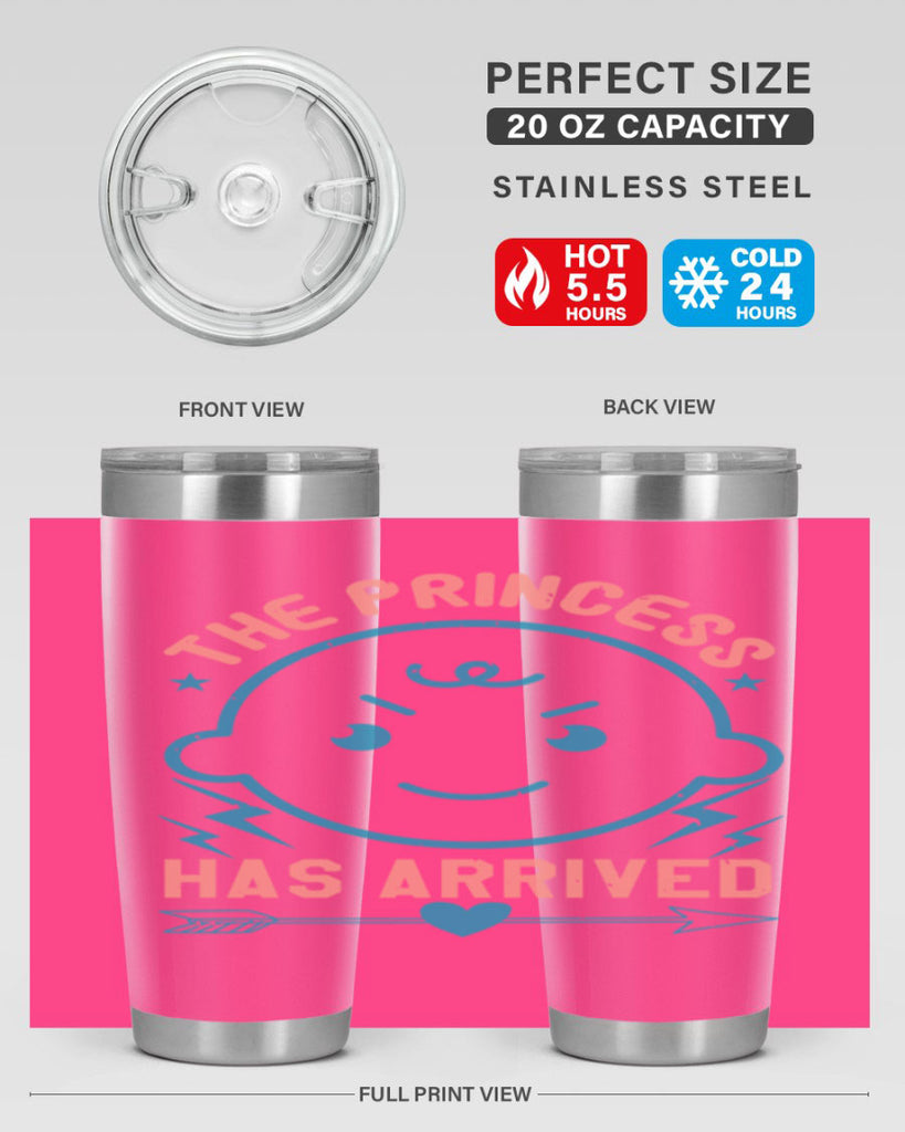 The princess has arrived Style 10#- baby shower- tumbler