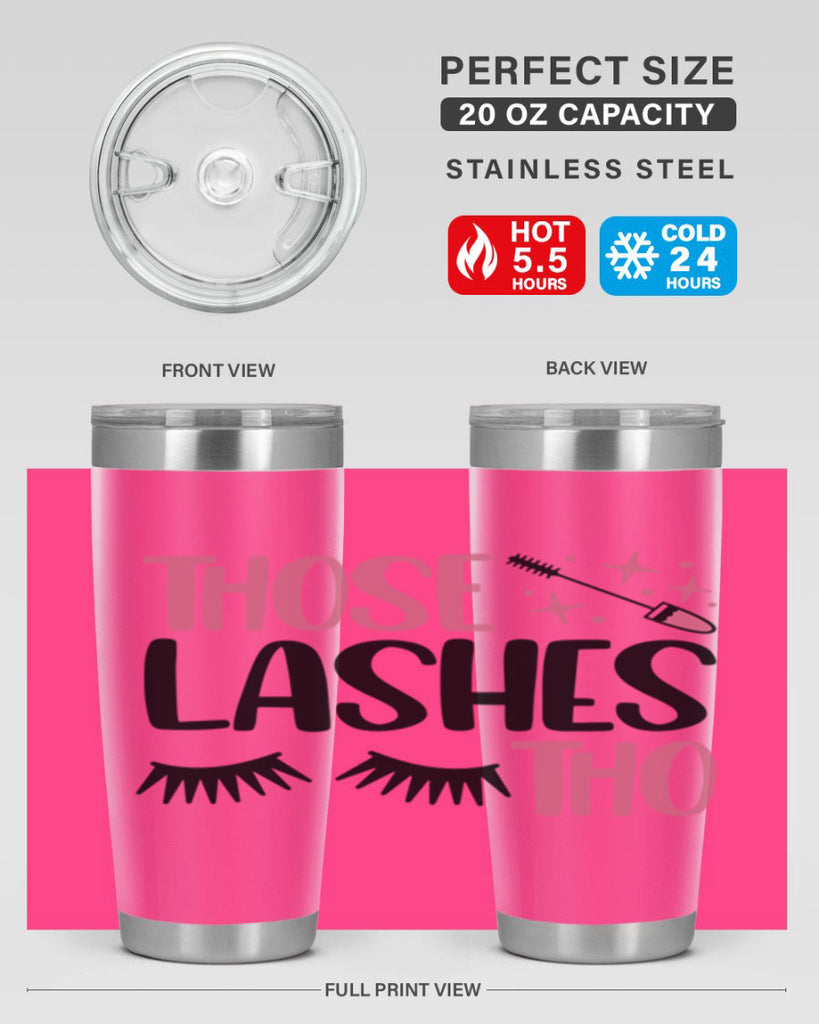 Those Lashes Tho Style 11#- make up- Tumbler