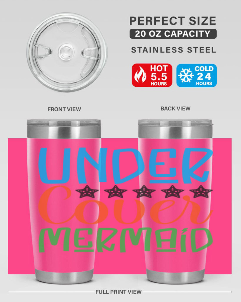 Under Cover Mermaid 648#- mermaid- Tumbler