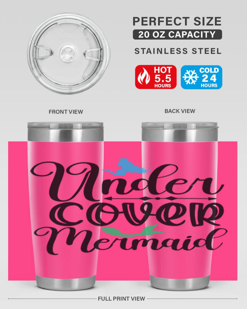 Under Cover Mermaid 651#- mermaid- Tumbler