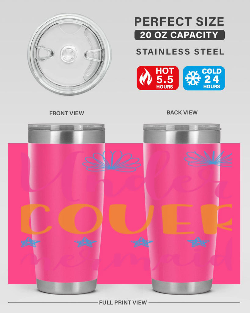 Under Cover Mermaid Design 653#- mermaid- Tumbler