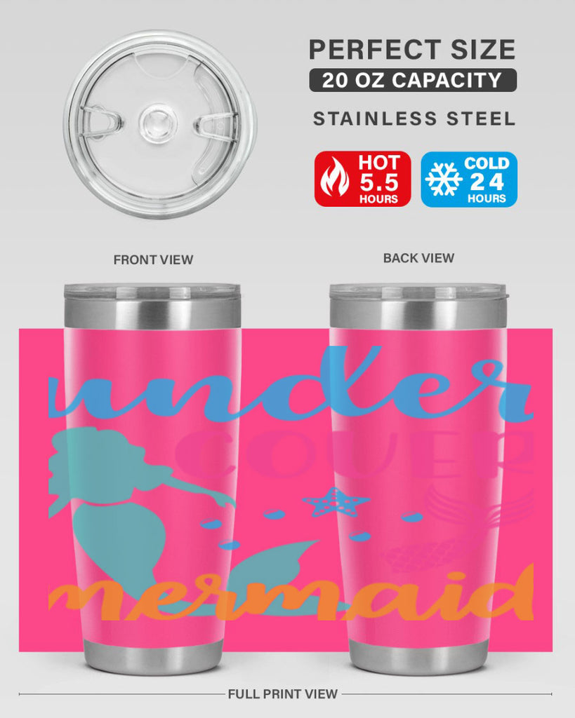 Under Cover Mermaid Design 654#- mermaid- Tumbler